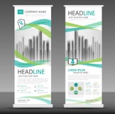 Roll up business brochure flyer banner design, stand template royaltyfri illustrationer Roll up business brochure flyer banner design, stand template royaltyfri illustrationer