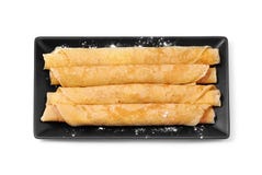 Rolled Pancakes Stock Images