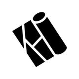 Rolled Up Map icon. Trendy Rolled Up Map logo concept on white b stock illustration Rolled Up Map icon. Trendy Rolled Up Map logo concept on white b stock illustration