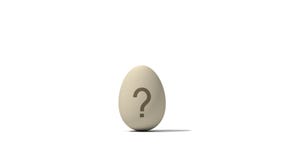 Rolling Egg with a Question and Solution.