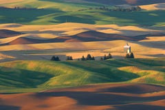 Rolling Hills della regione di Palouse immagini stock libere da diritti Rolling Hills della regione di Palouse immagini stock libere da diritti