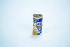 Rolls e os pacotes de naira descontam moedas locais em um montão da pirâmide fotografia de stock Rolls e os pacotes de naira descontam moedas locais em um montão da pirâmide fotografia de stock