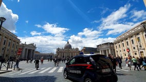 rom Italien 21. Mai 2019 der Bereich vor Vatikan Der populärste touristische Bestimmungsort in Rom Gro?e Spalten stock video footage rom Italien 21. Mai 2019 der Bereich vor Vatikan Der populärste touristische Bestimmungsort in Rom Gro?e Spalten stock video footage