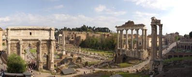 Rom ruines Panorama Rom ruines Panorama