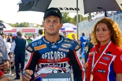 ROMA, ITALIA - 30 SETTEMBRE 2007 Campionato del Superbike, Vallelu fotografia stock libera da diritti ROMA, ITALIA - 30 SETTEMBRE 2007 Campionato del Superbike, Vallelu fotografia stock libera da diritti