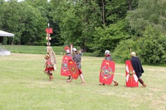 A Roman cohort royalty free stock images A Roman cohort royalty free stock images
