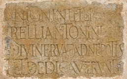 Roman latin inscription royalty free stock photography Roman latin inscription royalty free stock photography