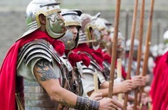 Roman militairen in pantser Roman militairen in pantser