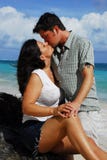 Romance: Couple Kissing Stock Photo