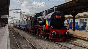Romanian Royal Train Royalty Free Stock Photography