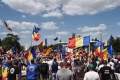 Romanians od zagranica protesta przeciw rzędowi zdjęcia royalty free Romanians od zagranica protesta przeciw rzędowi zdjęcia royalty free