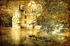 Romantic castle royalty free illustration Romantic castle royalty free illustration