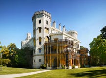 Romantic Castle, Hluboka, Czech Republic stock images Romantic Castle, Hluboka, Czech Republic stock images