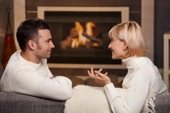 Romantic Couple At Home Royalty Free Stock Image Romantic Couple At Home Royalty Free Stock Image