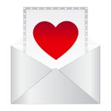 Romantic letter. Love letter message icon. Red Heart Open Letter White Envelope. Vector illustration vector illustration Romantic letter. Love letter message icon. Red Heart Open Letter White Envelope. Vector illustration vector illustration