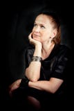Romantisch portret van een vrouw royalty-vrije stock fotografie Romantisch portret van een vrouw royalty-vrije stock fotografie