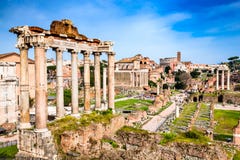 Rome, Italie - ruines de forum impérial Image libre de droits Rome, Italie - ruines de forum impérial Image libre de droits