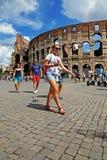ROME, ITALY-AUGUST 28. One of the greatest works of Roman archit Stock Image ROME, ITALY-AUGUST 28. One of the greatest works of Roman archit Stock Image