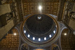 Interior of Saint Peter Basilica San Pietro stock photo Interior of Saint Peter Basilica San Pietro stock photo