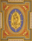 Rome - wooden ceiling (1592 - 1594) in church Chiesa San Marcello al Corso designed by Carlo Francesco Lambardi. royalty free stock photo Rome - wooden ceiling (1592 - 1594) in church Chiesa San Marcello al Corso designed by Carlo Francesco Lambardi. royalty free stock photo