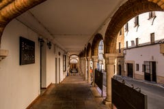 RONDA, ΑΝΔΑΛΟΥΣΙΑ/ΙΣΠΑΝΙΑ - 8 ΟΚΤΩΒΡΊΟΥ 2017: ΚΙΟΝΟΣΤΟΙΧΙΑ ΣΤΟ ΓΙΑ ΤΟΥΣ ΠΕΖΟΥΣ ΠΕΖΟΔΡΟΜΙΟ στοκ εικόνες RONDA, ΑΝΔΑΛΟΥΣΙΑ/ΙΣΠΑΝΙΑ - 8 ΟΚΤΩΒΡΊΟΥ 2017: ΚΙΟΝΟΣΤΟΙΧΙΑ ΣΤΟ ΓΙΑ ΤΟΥΣ ΠΕΖΟΥΣ ΠΕΖΟΔΡΟΜΙΟ στοκ εικόνες