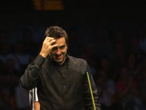 Ronnie Oâ €™Sullivan partecipa alla manifestazione dello snooker le undici 30 serie 2016 immagini stock libere da diritti Ronnie Oâ €™Sullivan partecipa alla manifestazione dello snooker le undici 30 serie 2016 immagini stock libere da diritti