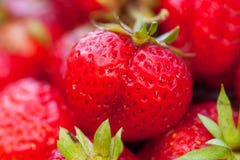 Rood Berry Of Strawberry On Background royalty-vrije stock afbeelding Rood Berry Of Strawberry On Background royalty-vrije stock afbeelding