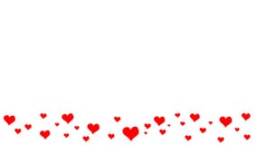 Rood hartenkader op witte achtergrond vector illustratie Rood hartenkader op witte achtergrond vector illustratie