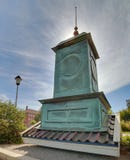Roof of a church tower in Skelleftehamn, Sweden Royalty Free Stock Image Roof of a church tower in Skelleftehamn, Sweden Royalty Free Stock Image