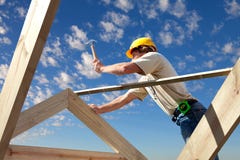 Roofer royalty free stock image Roofer royalty free stock image