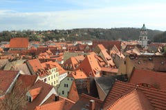 Roofs In Meissen Stock Photography