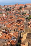 Rooftops and bell tower. Dubrovnik. Croatia stock images Rooftops and bell tower. Dubrovnik. Croatia stock images