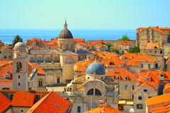 Rooftops In Dubrovnik, Croatia Stock Images Rooftops In Dubrovnik, Croatia Stock Images