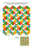 Rooms and doors maze game royalty free illustration Rooms and doors maze game royalty free illustration