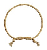 Rope Circle Knot Royalty Free Stock Photography Rope Circle Knot Royalty Free Stock Photography