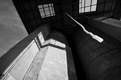 Rope hanging in agricultural building stock photo Rope hanging in agricultural building stock photo