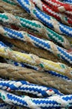Ropes At Ship Royalty Free Stock Images