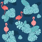 Rosa Flamingo Netter afrikanischer Vogel Nahtloses vektormuster Tropischer leichter Hintergrund f?r Oberfl?che, Gewebe, Gewebe f? stock abbildung Rosa Flamingo Netter afrikanischer Vogel Nahtloses vektormuster Tropischer leichter Hintergrund f?r Oberfl?che, Gewebe, Gewebe f? stock abbildung