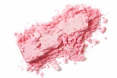 Rosa Lidschatten zerquetscht auf Weiß stockbilder Rosa Lidschatten zerquetscht auf Weiß stockbilder