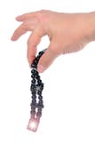 Rosary υπό εξέταση σε ένα άσπρο υπόβαθρο Μέσω του έντονου φωτός στοκ εικόνα με δικαίωμα ελεύθερης χρήσης Rosary υπό εξέταση σε ένα άσπρο υπόβαθρο Μέσω του έντονου φωτός στοκ εικόνα με δικαίωμα ελεύθερης χρήσης