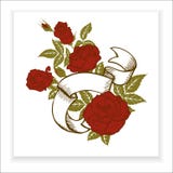 Rosas vermelhas, elemento para o projeto ilustração royalty free Rosas vermelhas, elemento para o projeto ilustração royalty free