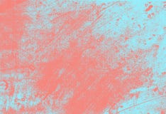 Rose de corail abstrait et fond grunge de texture de brosse de peinture bleu-clair photographie stock libre de droits Rose de corail abstrait et fond grunge de texture de brosse de peinture bleu-clair photographie stock libre de droits