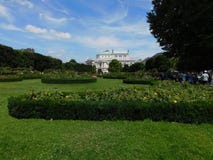 Rose Garden en el Volksgarten imagen de archivo Rose Garden en el Volksgarten imagen de archivo