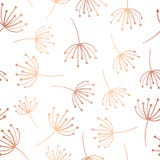 Rose gold foil florals seamless vector background royalty free illustration Rose gold foil florals seamless vector background royalty free illustration