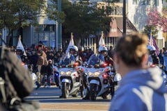 Rose Parade à Pasadena, la Californie, Etats-Unis - 1er janvier 2016 images libres de droits Rose Parade à Pasadena, la Californie, Etats-Unis - 1er janvier 2016 images libres de droits
