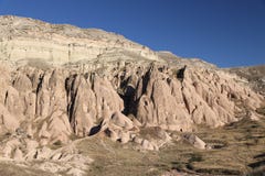Rose Valley in Cavusin-Dorp, Cappadocia, Nevsehir, Turkije stock foto Rose Valley in Cavusin-Dorp, Cappadocia, Nevsehir, Turkije stock foto