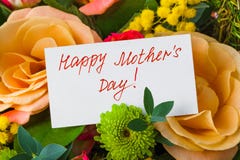 Roseblumenstrauß und Grußkarte lizenzfreies stockbild Roseblumenstrauß und Grußkarte lizenzfreies stockbild