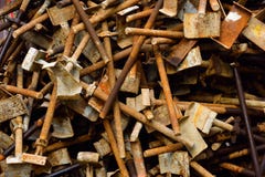 Rostiges Baugerüst Lizenzfreies Stockbild Rostiges Baugerüst Lizenzfreies Stockbild