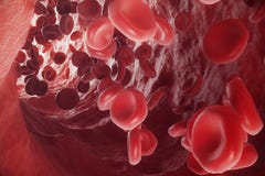 Rote Blutkörperchen in der Ader oder in der Arterie, des Flusses Innere nach innen ein lebender Organismus, Wiedergabe 3d lizenzfreie abbildung Rote Blutkörperchen in der Ader oder in der Arterie, des Flusses Innere nach innen ein lebender Organismus, Wiedergabe 3d lizenzfreie abbildung