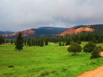Rote Schlucht-Landschaft in Süd-Utah stockbild Rote Schlucht-Landschaft in Süd-Utah stockbild